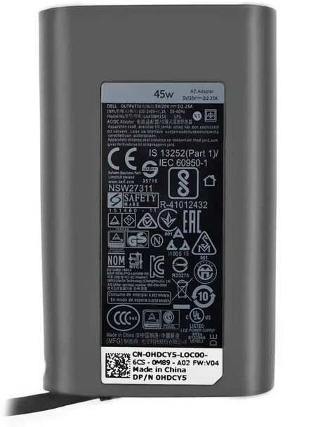 Dell 492-BCFT AC Adapter. 45W. 19.5V. 3 492-BCFT