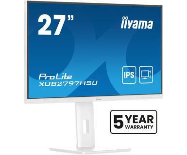 iiyama XUB2797HSU-W2 27" WHITE IPS-panel. XUB2797HSU-W2