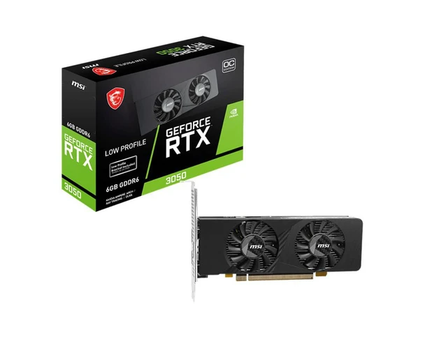 MSI GEFORCE RTX 3050 LP E 6G OC Graphics Card Nvidia 6 Gb GEFORCE RTX 3050 LP E 6G OC