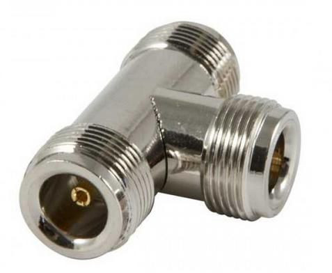 ALLNET ANT-ADP-T-NF-2NF Coaxial Connector 1 PcS ANT-ADP-T-NF-2NF