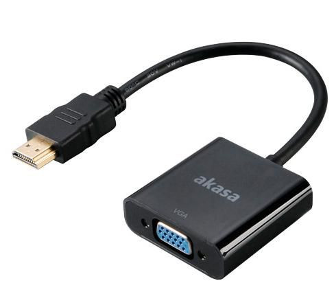 Akasa AK-CBHD15-20BK Video Cable Adapter 0.2 M Vga AK-CBHD15-20BK