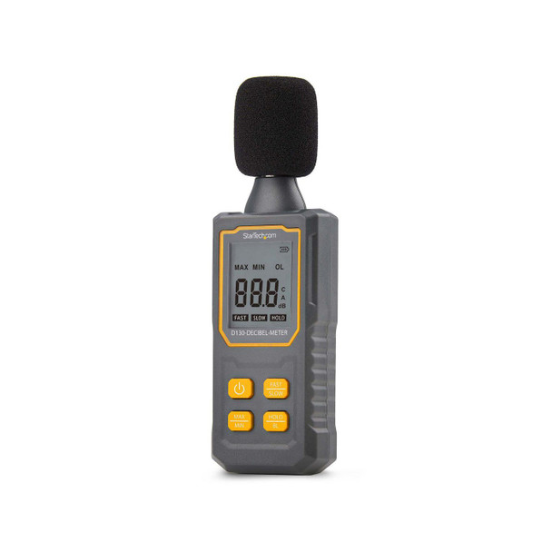 StarTech.com D130-DECIBEL-METER Handheld Digital Sound Meter D130-DECIBEL-METER