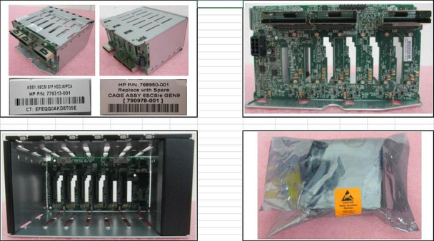 Hewlett Packard Enterprise 780978-001 CAGE ASSY 6SCSIE W/PCA GEN9 780978-001