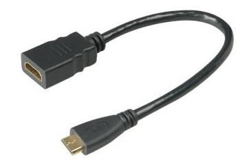 Akasa AK-CBHD10-25BK Hdmi/Mini Hdmi. 0.25 M Hdmi AK-CBHD10-25BK