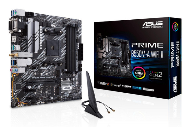 Asus PRIME B550M-A WIFI II Amd B550 Socket Am4 Micro Atx PRIME B550M-A WIFI II