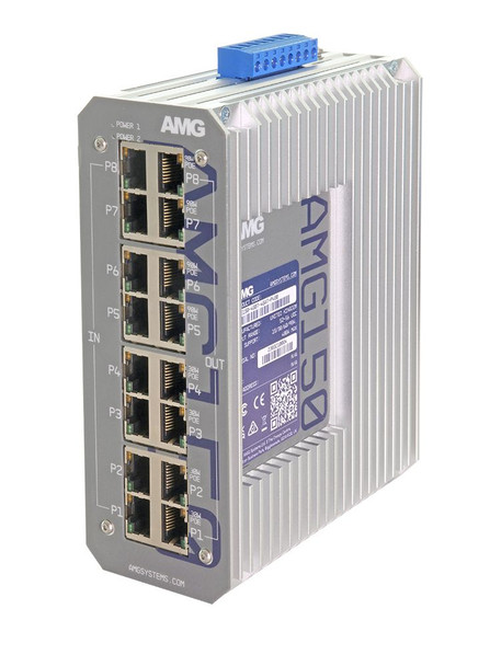 AMG AMG150-4GBT-4GAT-P480 Industrial 8 Port PoE AMG150-4GBT-4GAT-P480