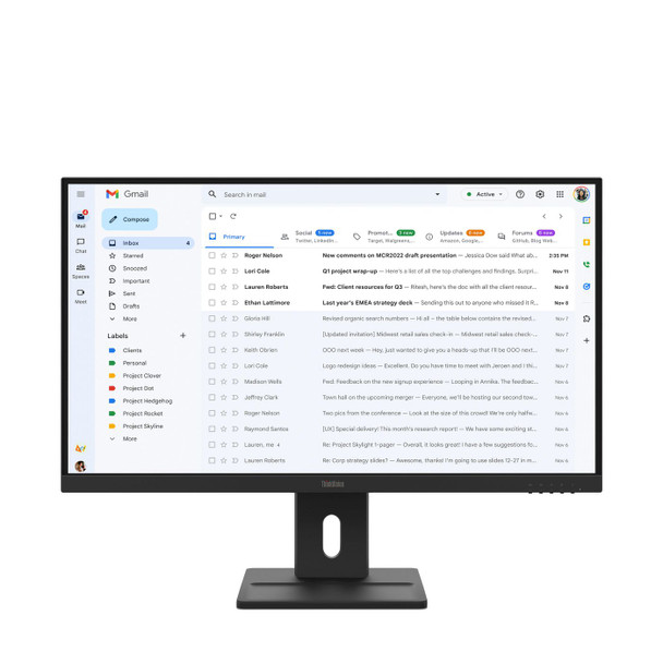 Lenovo 64BCMAT4EU Thinkvision E27-40 Led 64BCMAT4EU