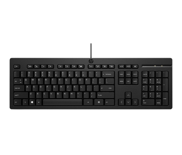 HP 266C9A6#AKB 125 USB Wired Keyboard Czech 266C9A6#AKB