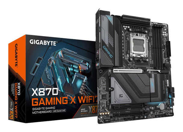 Gigabyte X870 GAMING X WIFI7 Motherboard - Supports Amd X870 GAMING X WIFI7