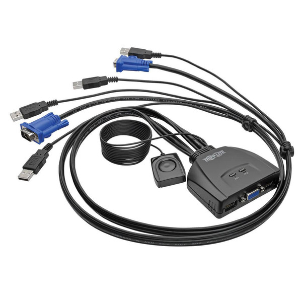 Tripp Lite B032-VU2 2-Port Usb/Vga Cable Kvm B032-VU2
