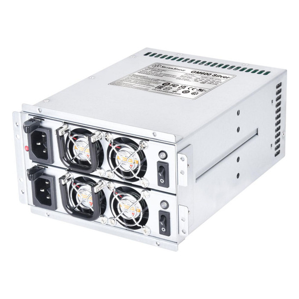 Silverstone SST-GM600-S Gm600 Silver Power Supply SST-GM600-S