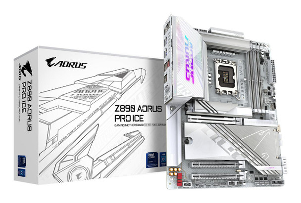 Gigabyte Z890 AORUS PRO ICE Motherboard - Supports Intel Z890 AORUS PRO ICE
