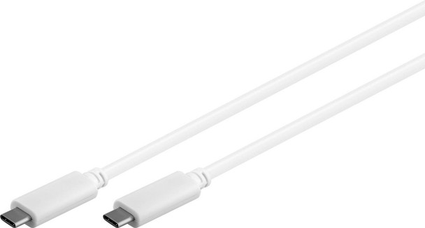 MicroConnect USB3.1CC3W USB-C Gen2 cable. white. 3m USB3.1CC3W