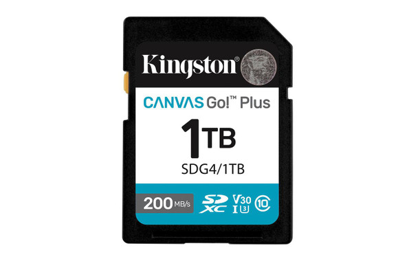 Kingston SDG4/1TB Canvas Go! Plus 1Tb Sdxc SDG4/1TB