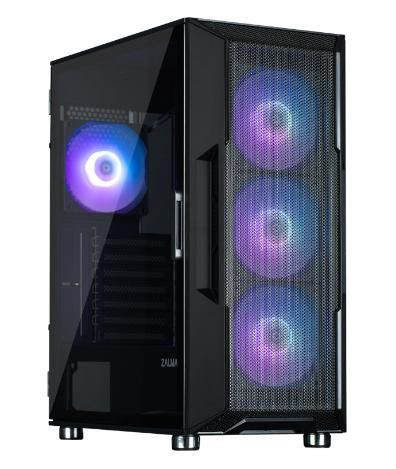 Zalman I3 NEO ARGB BLACK Computer Case Midi Tower I3 NEO ARGB BLACK