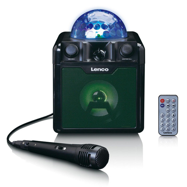 Lenco BTC-055BK Loudspeaker 1-Way Black Wired BTC-055BK