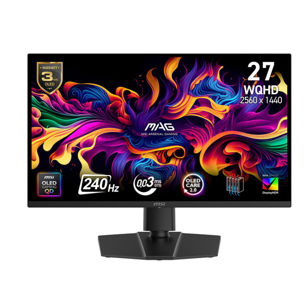 MSI MAG 271QP QD-OLED X24 Computer Monitor 67.3 Cm MAG 271QP QD-OLED X24