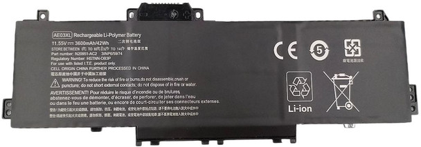 CoreParts MBXHP-BA0347 Battery Li-Polymer 41.58Wh HP MBXHP-BA0347