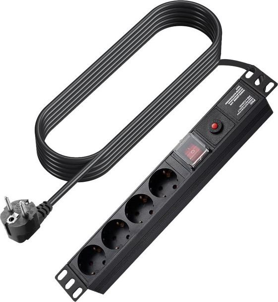 Vision TC-PSTRP4EU Power Extension 1.8 M 4 Ac TC-PSTRP4EU