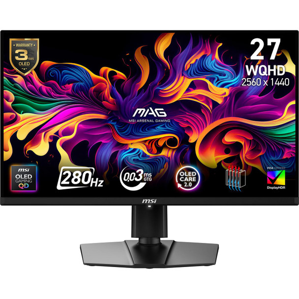 MSI MAG 271QP QD-OLED X28 Computer Monitor 67.3 Cm MAG 271QP QD-OLED X28