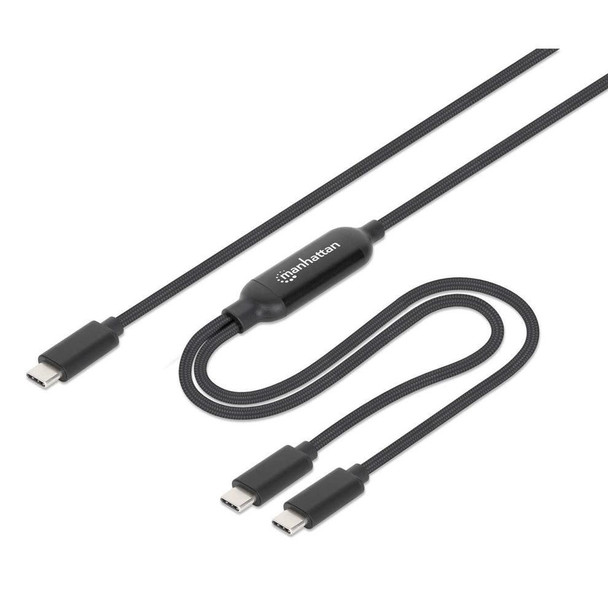 Manhattan 355810 Dual Usb-C To Usb-C Charging 355810