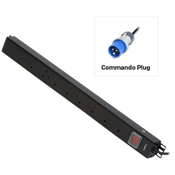 Lindy 29997 Vertical 8 Way PDU. 8 x  29997