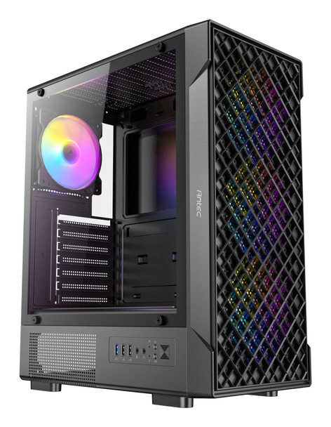 Antec 0-761345-10234-6 Vx-320 Argb Midi Tower Black 0-761345-10234-6