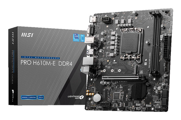 MSI 911-7D48-007 Pro H610M-E Ddr4 Motherboard 911-7D48-007