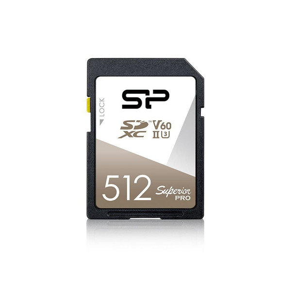 Silicon Power SP512GBSDXJV6V10 Superior Pro 512 Gb Sdxc SP512GBSDXJV6V10