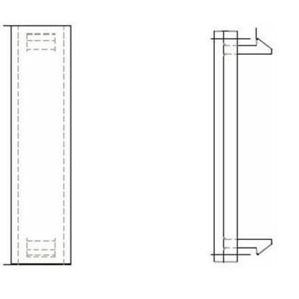 Belden NN01530 Half Blank for Euromod Outlet NN01530