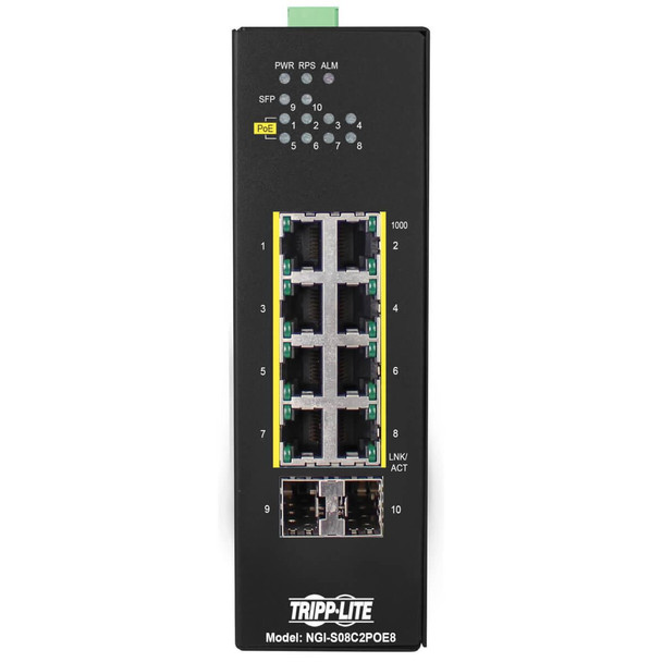 Tripp Lite NGI-S08C2POE8 8-Port Lite Managed NGI-S08C2POE8