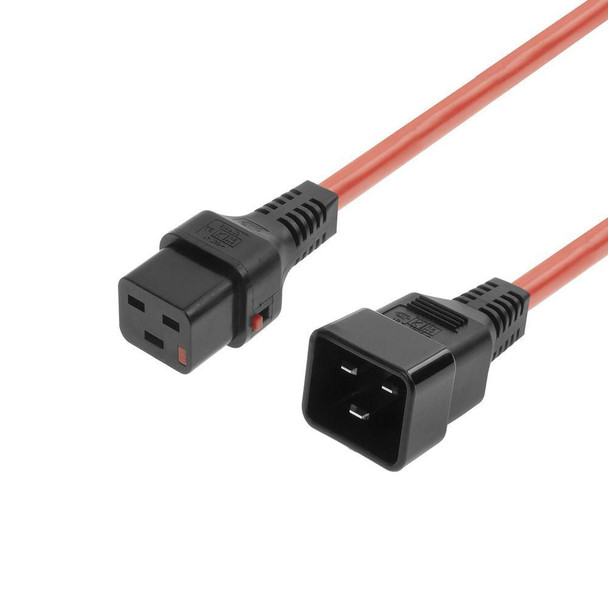 MicroConnect MC-C19C20LOCK-2M-R Powercord C19 IEC Lock - C20 MC-C19C20LOCK-2M-R