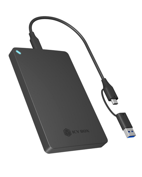ICY BOX IB-201T-CU31 Ssd Enclosure Black 2.5" IB-201T-CU31