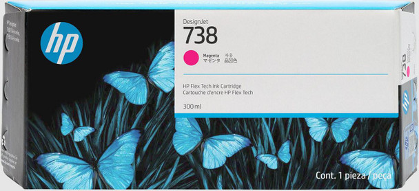 HP 676M7A 738 300-ml Magenta DesignJet 676M7A