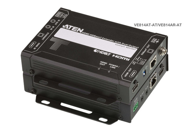 Aten VE814A-ATA-E HDBT Cat 5 Dual DP 100M Kit VE814A-ATA-E