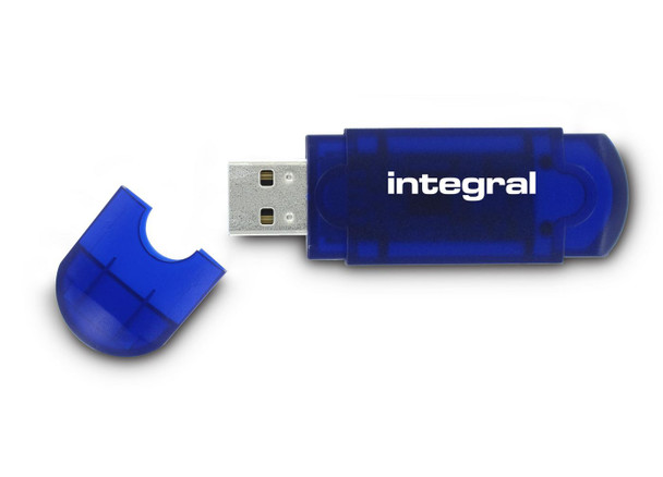 Integral INFD64GBEVOBL 64Gb Usb2.0 Drive Evo Blue INFD64GBEVOBL