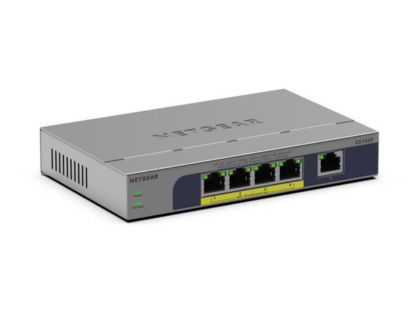 Netgear GS105P-300EUS Gs105P Unmanaged Gigabit GS105P-300EUS