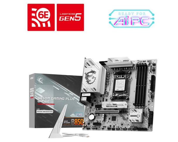 MSI B850M GAMING PLUS WIFI6E Amd B850 Socket Am5 Micro Atx B850M GAMING PLUS WIFI6E