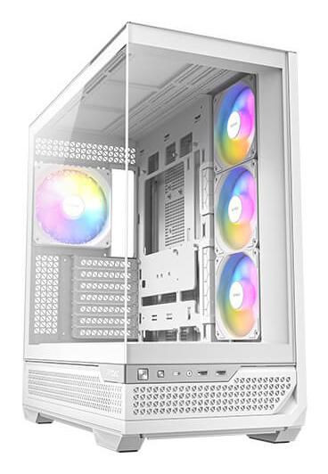 Antec 0-761345-10136-3 C7 Argb Midi Tower White 0-761345-10136-3