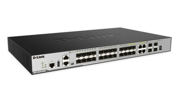 D-Link DGS-3630-28SC/SI/E 20-port SFP Layer 3 Stackable DGS-3630-28SC/SI/E