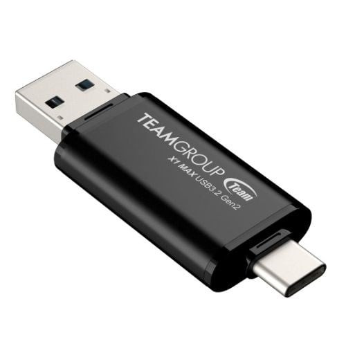 Team 512GB X1 Max USB-A & USB-C 3.2 Gen2 Memory Pen 1000MB/s TX1MAX3512GB01