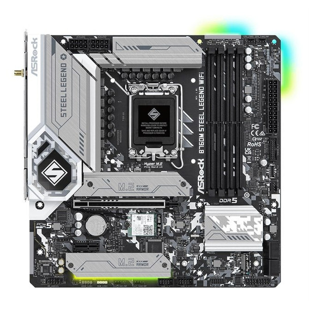 Asrock B760M STEEL LEGEND WIFI Intel B760 LGA 1700 Micro ATX B760M STEEL LEGEND WIFI