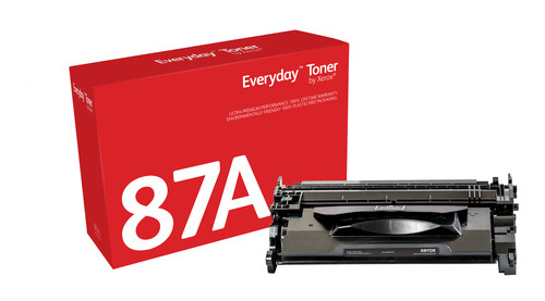 Xerox Everydayôäó Black Toner By Compatible With Hp 87A Cf287A Standard Capacity 006R03652