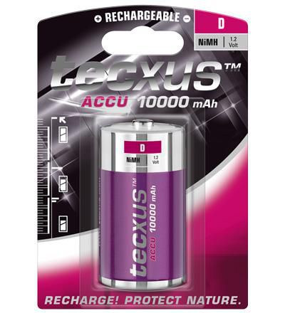 Tecxus 4250145140598 D 10Ah Nimh 1-Bl Rechargeable 4250145140598