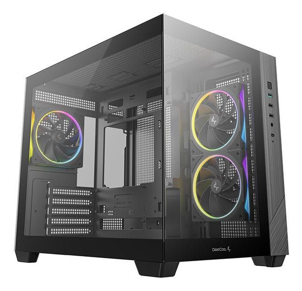 DeepCool R-CG330-BKNGM3-G Cg330 3F Tower Black R-CG330-BKNGM3-G