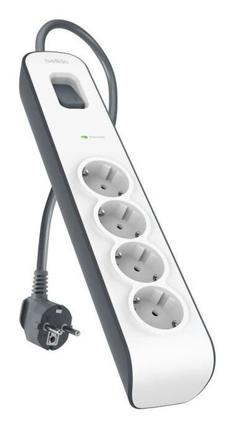 Belkin BSV400VF2M-V2 Grey. White 4 Ac OutletS BSV400VF2M-V2