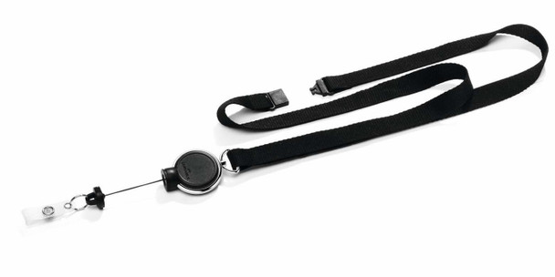 Durable 833001 Textile Lanyard 15 With Badge 833001