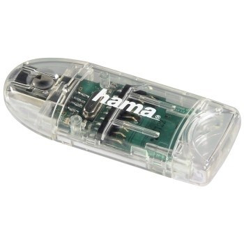 Hama 8in1 USB 2.0 Card Reader SD/Micro SD Transparent 00091092