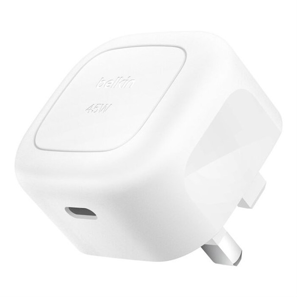 Belkin BoostCharge Mobile Phone White AC USB Fast Charging Indoor WCA013MYWH