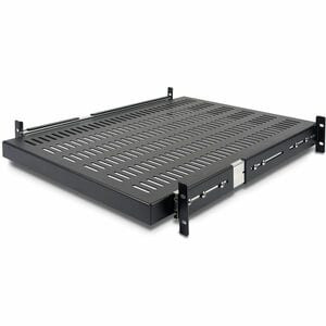 Startech 2U 20 To 30In Adjustable Mounting Depth Vented Sliding Rack Mount Shelf UNISLDSHF19
